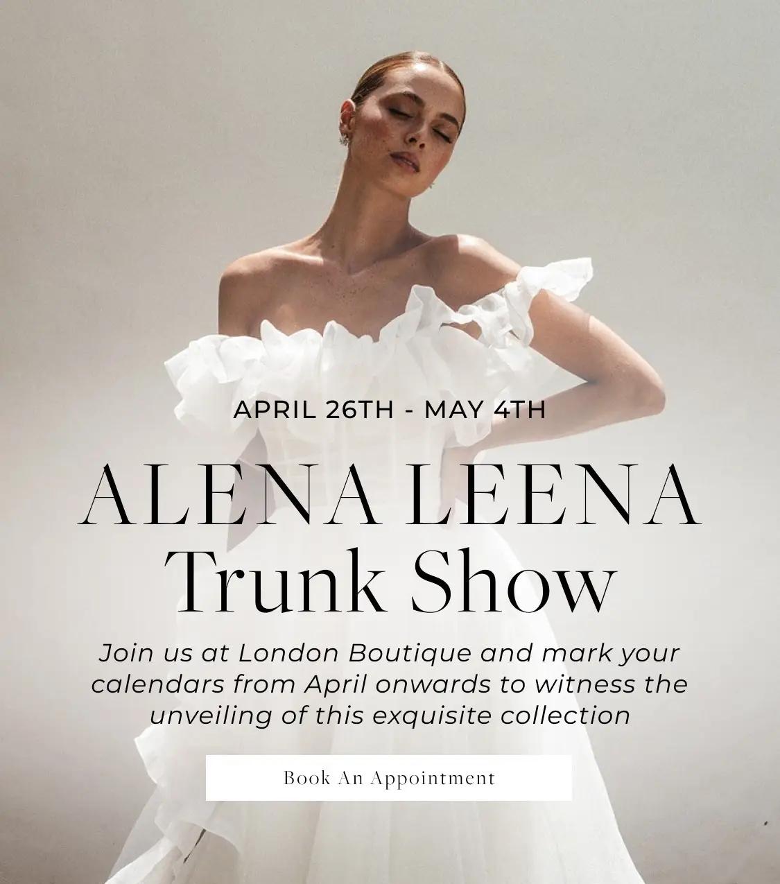 Alena Leena Trunk Show mobile banner